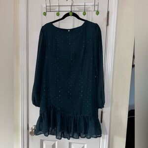 Miami Teal Patterned Blouse